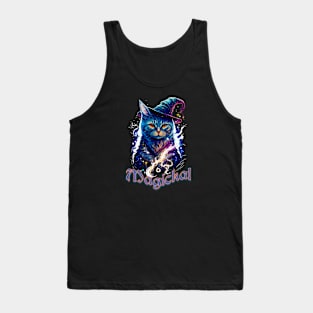 Space Wizard Cat Tank Top